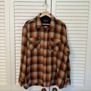 VTG COUNTRY TOUCH Autumn Colors Flannel, XL— WORN